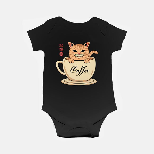 Nekoffee-baby basic onesie-vp021