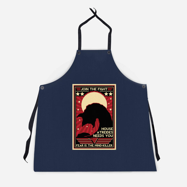 Fear Is The Mind Killer-unisex kitchen apron-jrberger