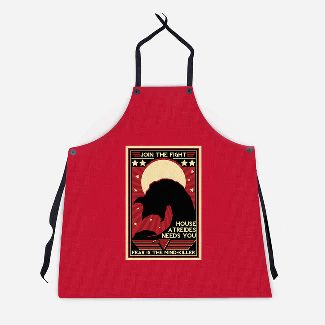 Fear Is The Mind Killer-unisex kitchen apron-jrberger