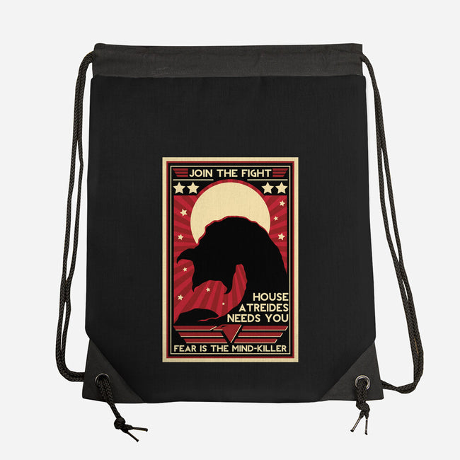 Fear Is The Mind Killer-none drawstring bag-jrberger