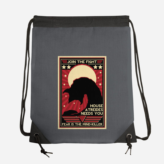 Fear Is The Mind Killer-none drawstring bag-jrberger