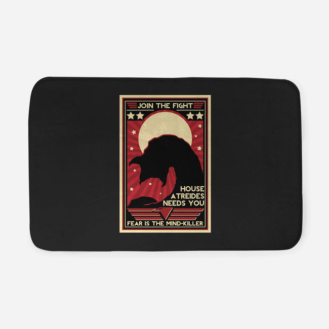 Fear Is The Mind Killer-none memory foam bath mat-jrberger