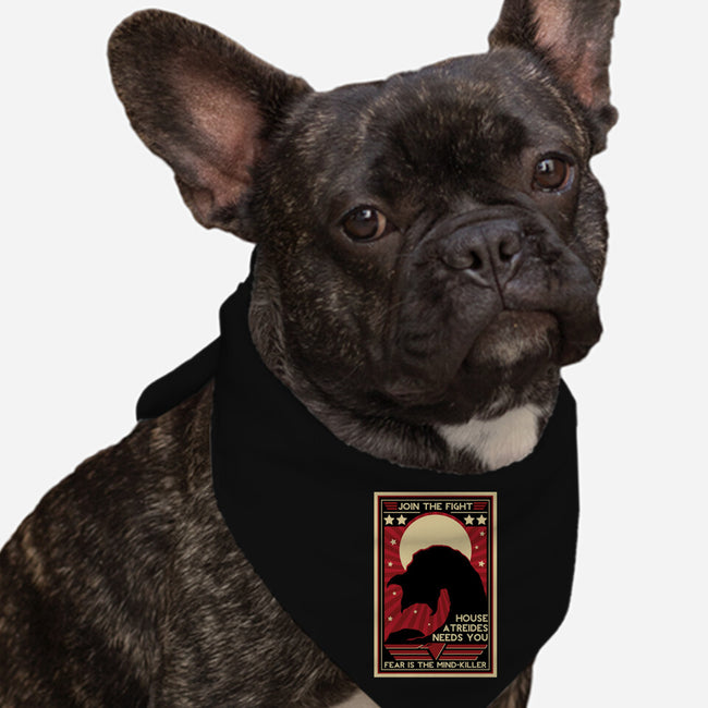 Fear Is The Mind Killer-dog bandana pet collar-jrberger