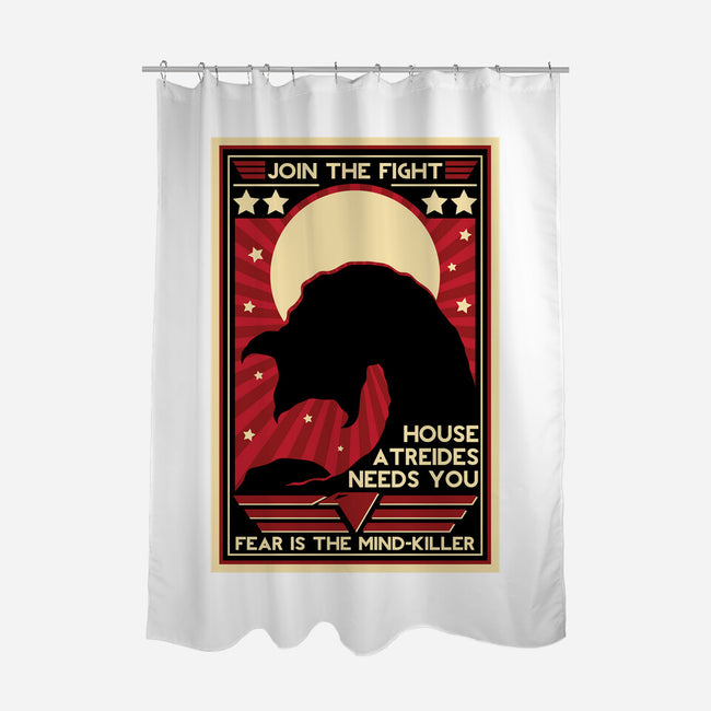 Fear Is The Mind Killer-none polyester shower curtain-jrberger