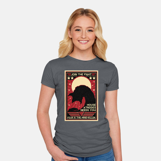 Fear Is The Mind Killer-womens fitted tee-jrberger