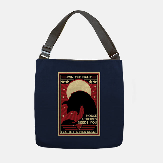 Fear Is The Mind Killer-none adjustable tote-jrberger