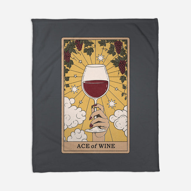 Ace of Wine-none fleece blanket-Thiago Correa