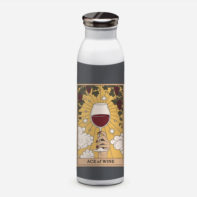 Ace of Wine-none water bottle drinkware-Thiago Correa