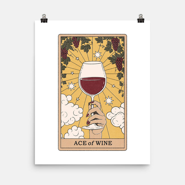 Ace of Wine-none matte poster-Thiago Correa