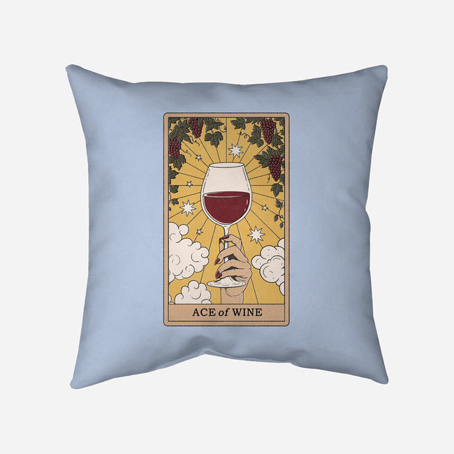 Ace of Wine-none removable cover throw pillow-Thiago Correa