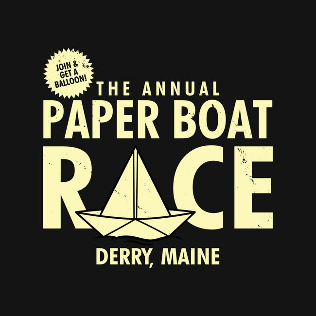 The Annual Paper Boat Race-unisex kitchen apron-Boggs Nicolas