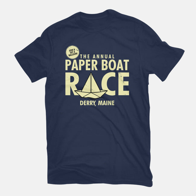 The Annual Paper Boat Race-mens basic tee-Boggs Nicolas