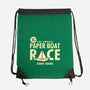 The Annual Paper Boat Race-none drawstring bag-Boggs Nicolas