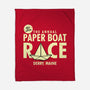 The Annual Paper Boat Race-none fleece blanket-Boggs Nicolas