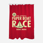 The Annual Paper Boat Race-none polyester shower curtain-Boggs Nicolas