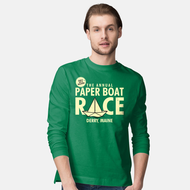 The Annual Paper Boat Race-mens long sleeved tee-Boggs Nicolas