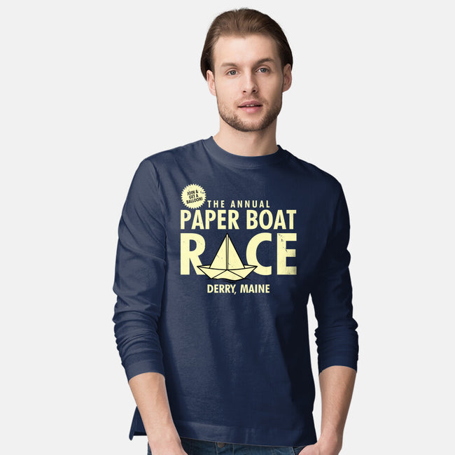 The Annual Paper Boat Race-mens long sleeved tee-Boggs Nicolas