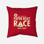The Annual Paper Boat Race-none removable cover w insert throw pillow-Boggs Nicolas