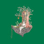 Library Island-none removable cover w insert throw pillow-Disha Lu