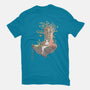 Library Island-mens heavyweight tee-Disha Lu