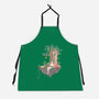 Library Island-unisex kitchen apron-Disha Lu