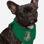 Library Island-dog bandana pet collar-Disha Lu
