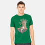 Library Island-mens heavyweight tee-Disha Lu