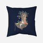 Library Island-none removable cover w insert throw pillow-Disha Lu