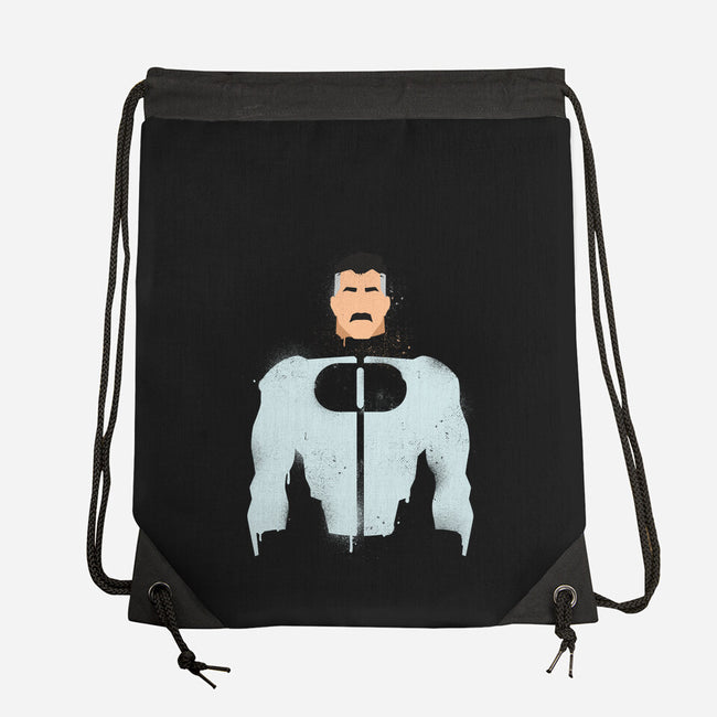Omniman-none drawstring bag-Ursulalopez
