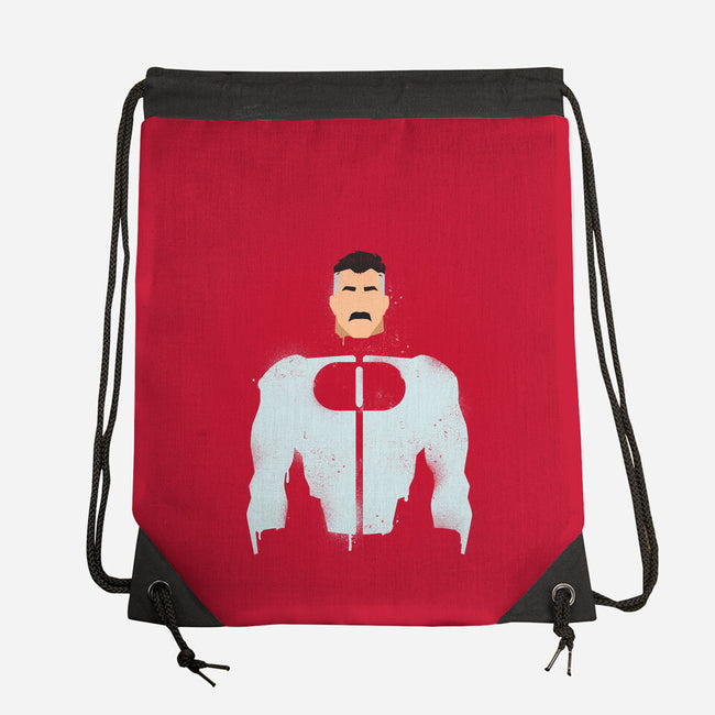 Omniman-none drawstring bag-Ursulalopez