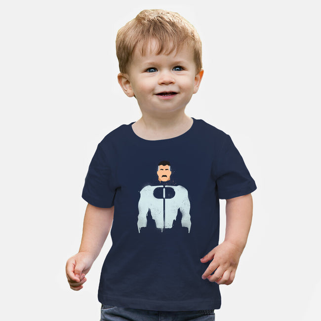 Omniman-baby basic tee-Ursulalopez