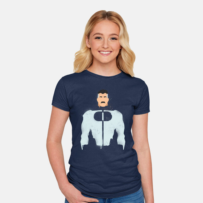 Omniman-womens fitted tee-Ursulalopez
