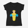 Invincible-womens v-neck tee-Ursulalopez
