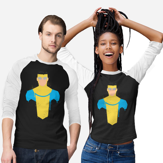 Invincible-unisex baseball tee-Ursulalopez
