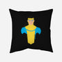 Invincible-none removable cover w insert throw pillow-Ursulalopez