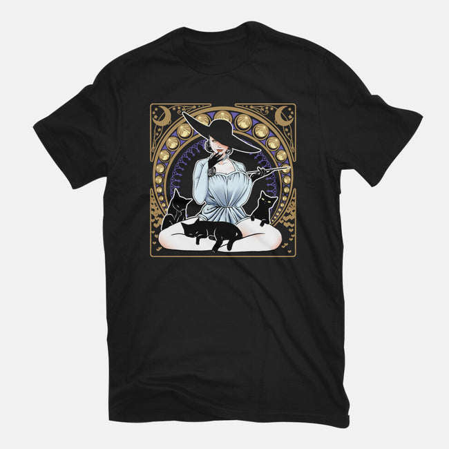 Crazy Cat Lady D-womens fitted tee-angdzu