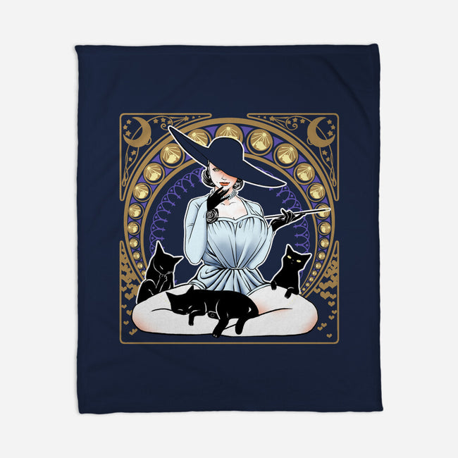 Crazy Cat Lady D-none fleece blanket-angdzu