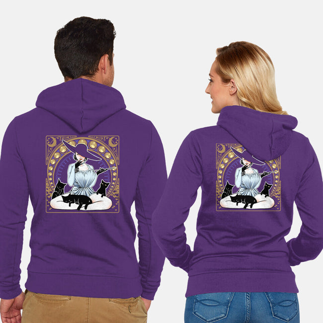 Crazy Cat Lady D-unisex zip-up sweatshirt-angdzu