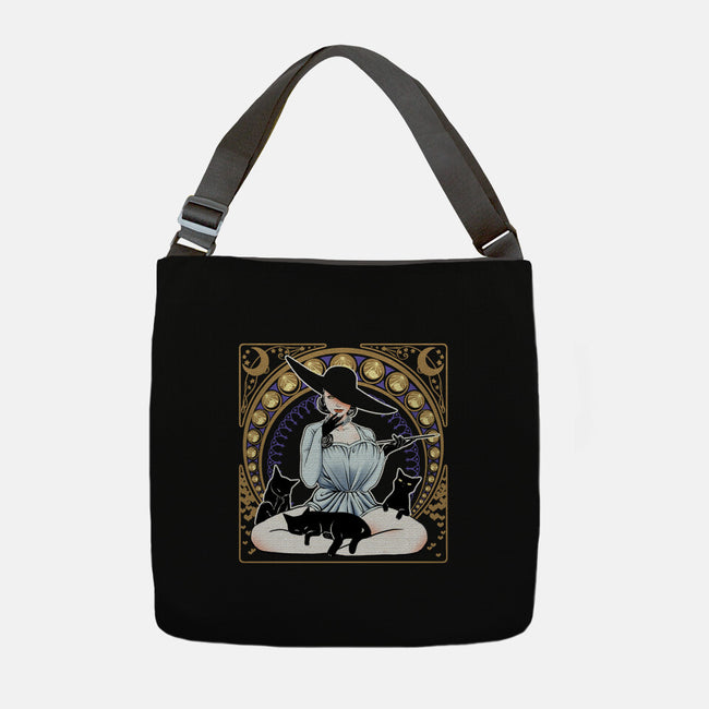 Crazy Cat Lady D-none adjustable tote-angdzu