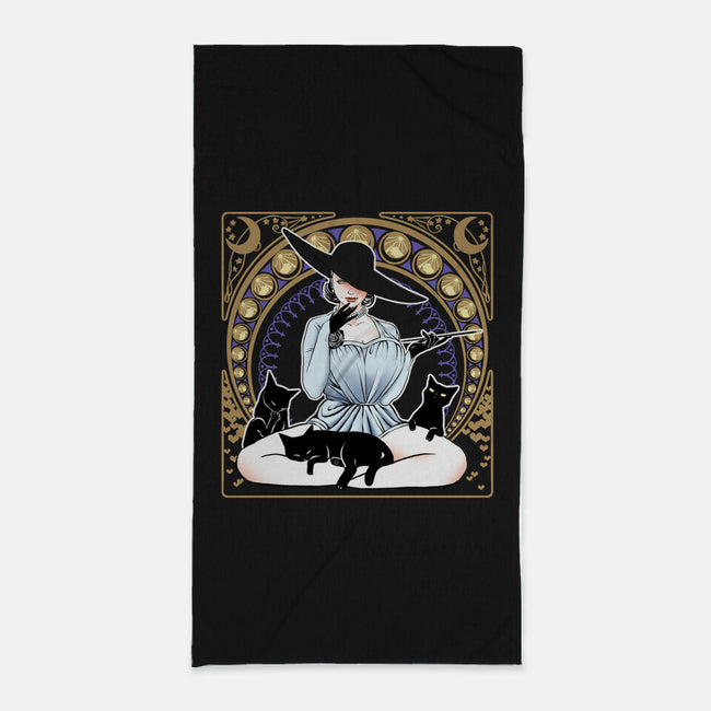 Crazy Cat Lady D-none beach towel-angdzu