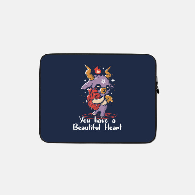 You Have a Beautiful Heart-none zippered laptop sleeve-tobefonseca