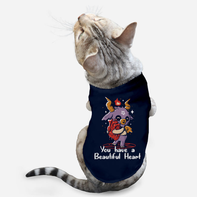 You Have a Beautiful Heart-cat basic pet tank-tobefonseca