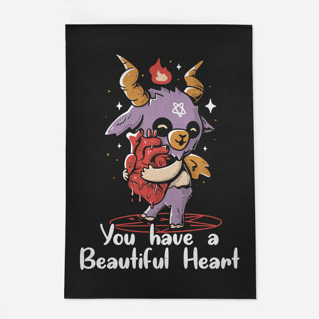 You Have a Beautiful Heart-none outdoor rug-tobefonseca