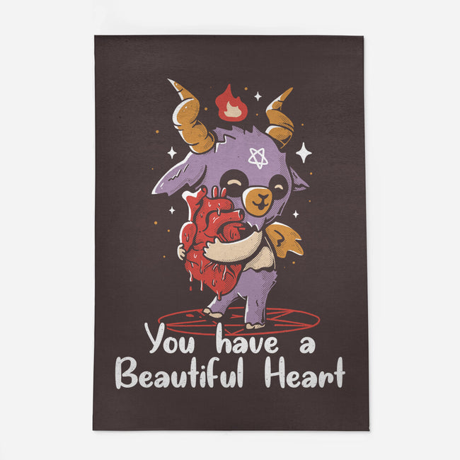 You Have a Beautiful Heart-none outdoor rug-tobefonseca