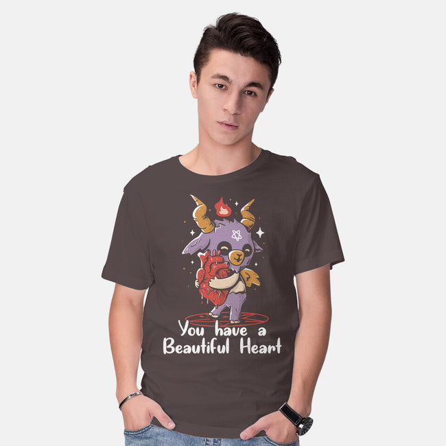 You Have a Beautiful Heart-mens basic tee-tobefonseca