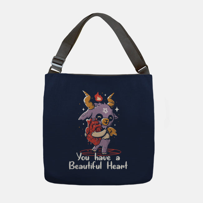 You Have a Beautiful Heart-none adjustable tote-tobefonseca
