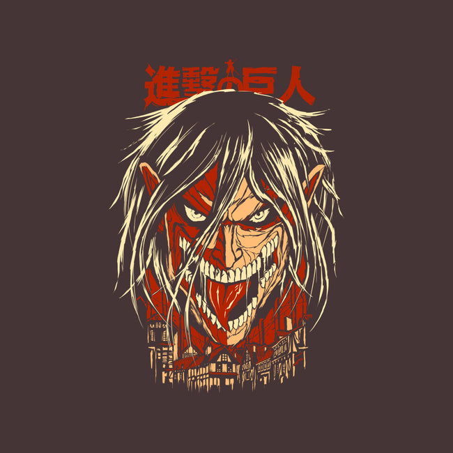 Attack Eren-none removable cover w insert throw pillow-silentOp
