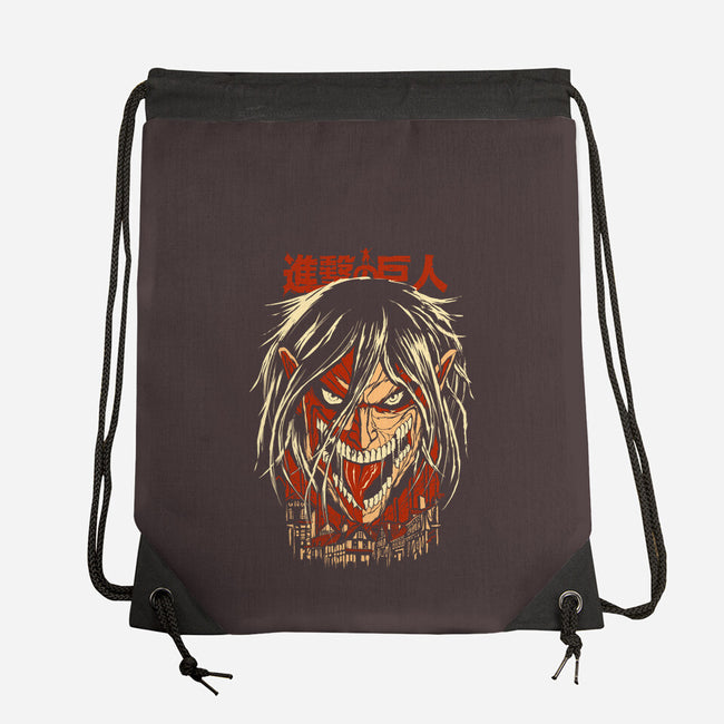 Attack Eren-none drawstring bag-silentOp