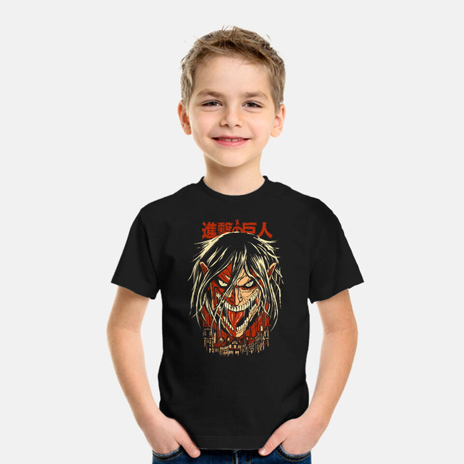 Attack Eren-youth basic tee-silentOp