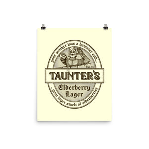 Your Lager Smelt Of Elderberries